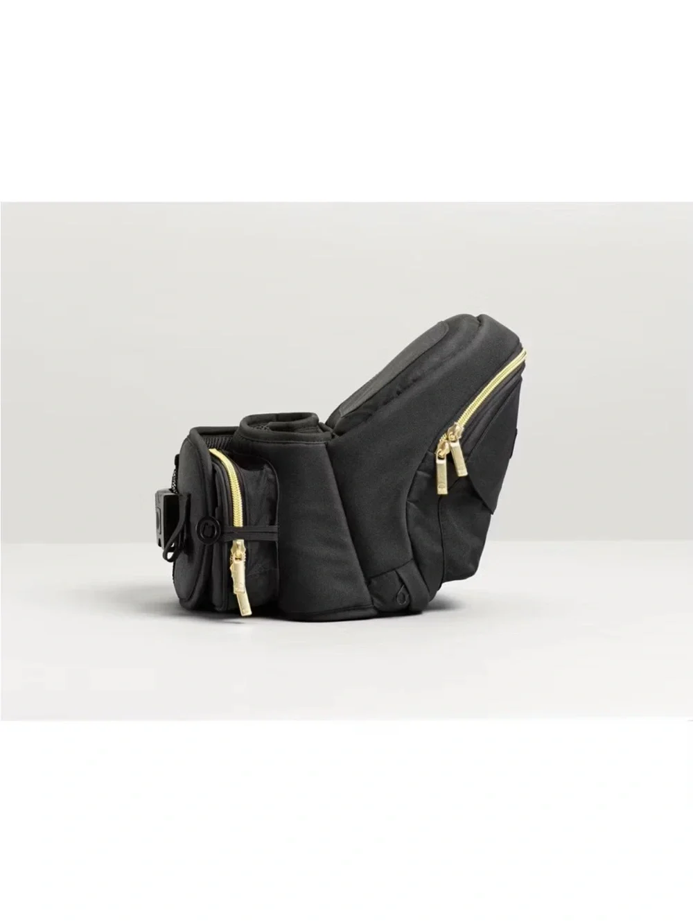Fanny pack/Hip Seat - Black/Gold